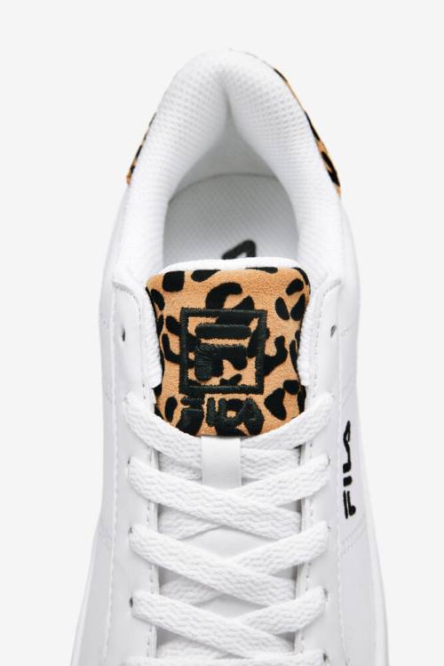 Fila Panache Naisten 19 Leopard Tennarit Valkoinen Mustat | Fila293ZC