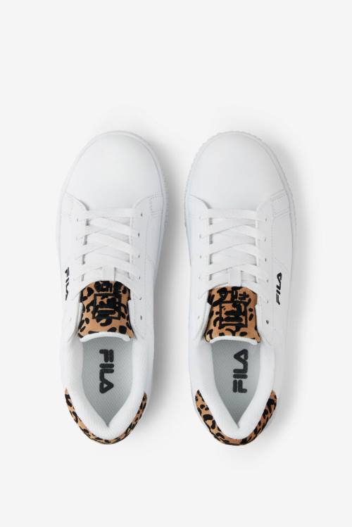 Fila Panache Naisten 19 Leopard Tennarit Valkoinen Mustat | Fila758YM