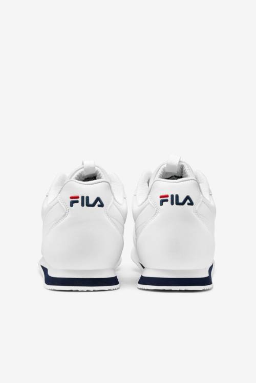 Fila Panzia Miesten Tennarit Valkoinen Laivastonsininen Punainen | Fila895JB
