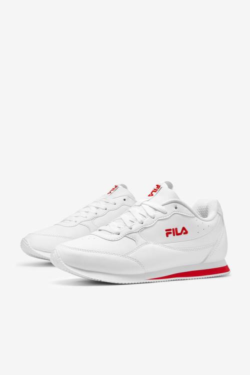 Fila Panzia Miesten Tennarit Valkoinen Punainen Valkoinen | Fila320QC