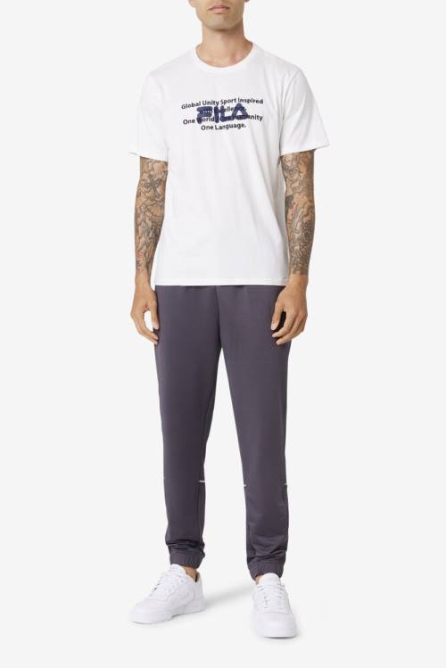 Fila Pepacton Tee Miesten T Paidat Valkoinen | Fila573RP