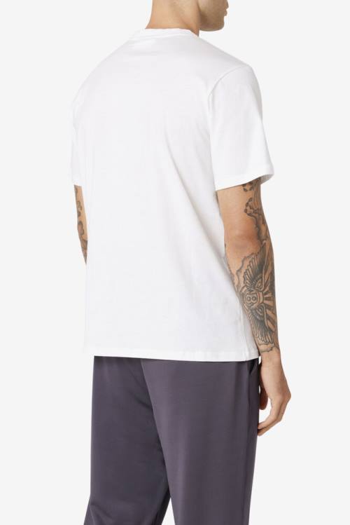 Fila Pepacton Tee Miesten T Paidat Valkoinen | Fila573RP
