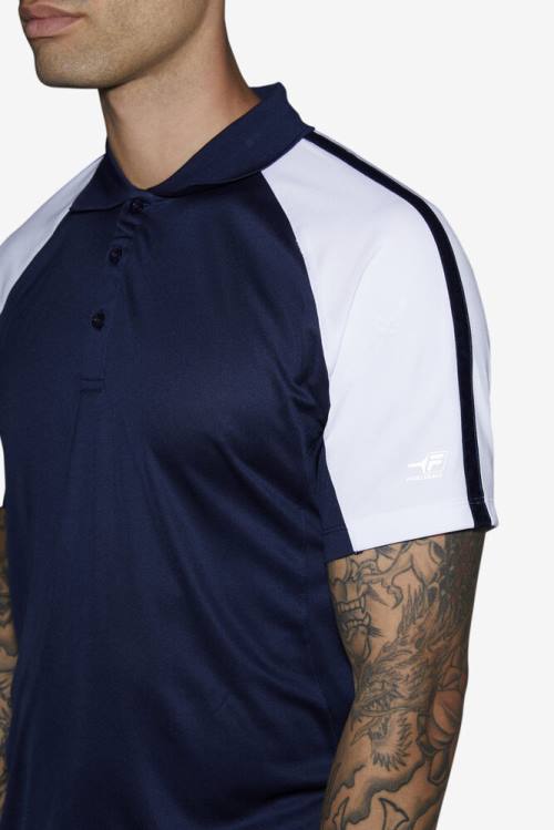 Fila Pickleball Miesten Pikeepaita Laivastonsininen Valkoinen | Fila543EY