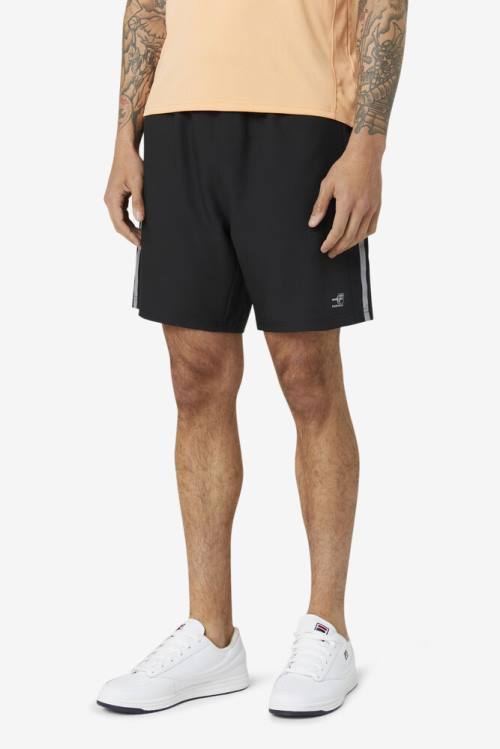 Fila Pickleball Miesten Shortsit Mustat | Fila093AZ