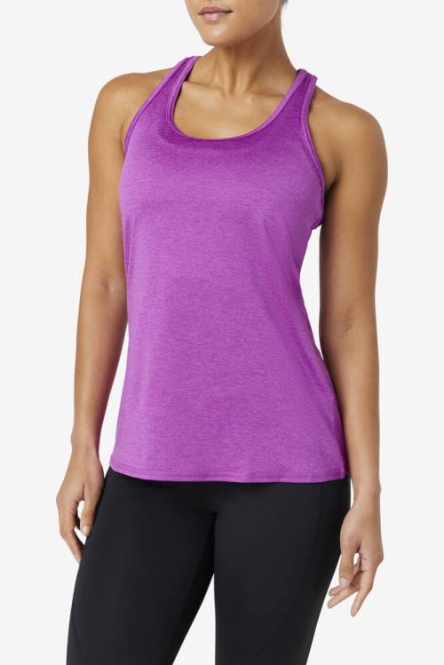 Fila Pickleball Racerback Tank Naisten Topit Violetit Vihreä | Fila048YF