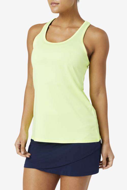 Fila Pickleball Racerback Tank Naisten Topit Keltainen | Fila125IR