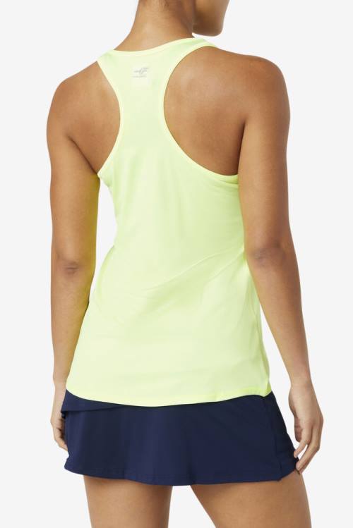 Fila Pickleball Racerback Tank Naisten Topit Keltainen | Fila125IR