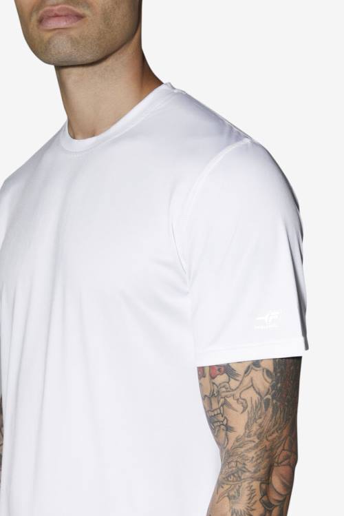 Fila Pickleball Scallop Hem Crew Miesten T Paidat Valkoinen | Fila501VG