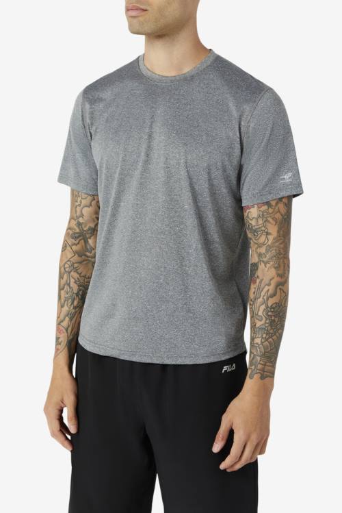 Fila Pickleball Scallop Hem Crew Miesten T Paidat Harmaat | Fila930GI