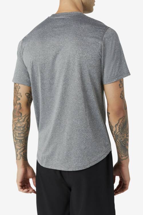 Fila Pickleball Scallop Hem Crew Miesten T Paidat Harmaat | Fila930GI