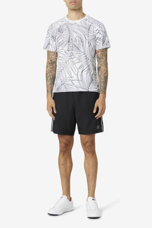Fila Pickleball Sleeve Crew Miesten T Paidat Valkoinen | Fila380KT