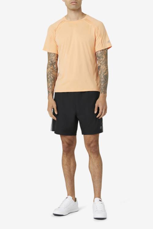 Fila Pickleball Sleeve Crew Miesten T Paidat Oranssi | Fila718UX