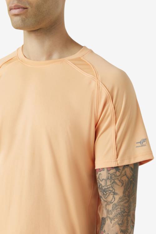 Fila Pickleball Sleeve Crew Miesten T Paidat Oranssi | Fila718UX