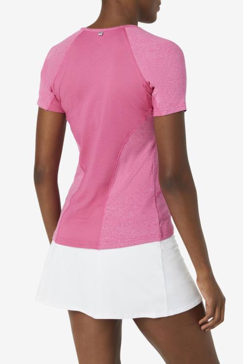 Fila Pickleball Sleeve Top Naisten T Paidat Pinkki | Fila364OC