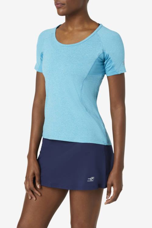Fila Pickleball Sleeve Top Naisten T Paidat Turkoosi | Fila893TB