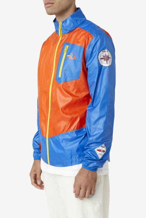 Fila Pinnacle Miesten Takki Oranssi Sininen Sitruuna | Fila703IB