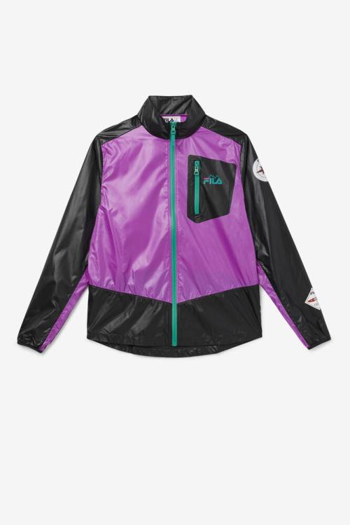 Fila Pinnacle Miesten Takki Violetit Mustat Vihreä | Fila084SZ