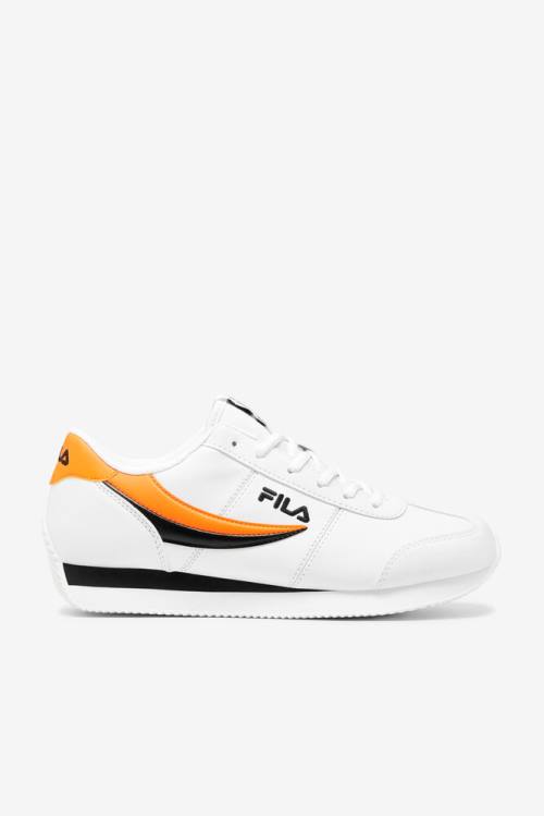 Fila Province Miesten Tennarit Valkoinen Oranssi Mustat | Fila364GA