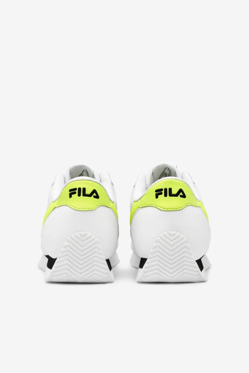 Fila Province Miesten Tennarit Valkoinen Keltainen Mustat | Fila853UA