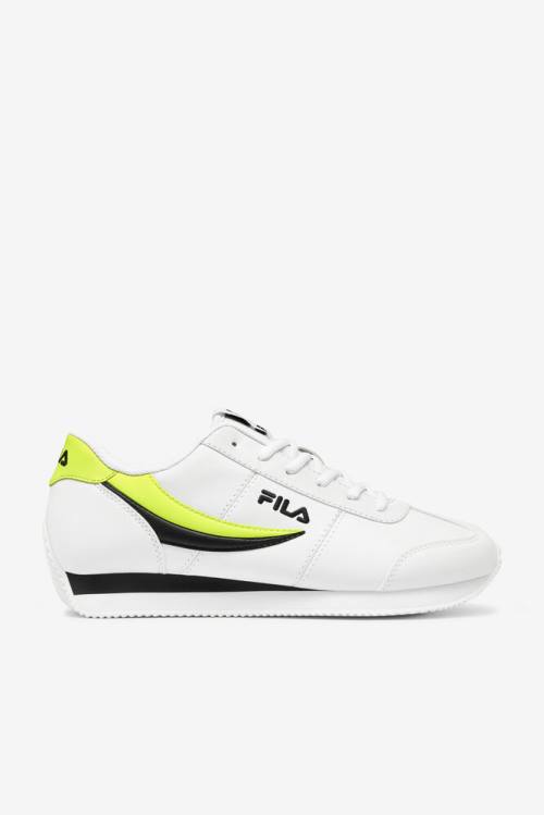 Fila Province Miesten Tennarit Valkoinen Keltainen Mustat | Fila853UA