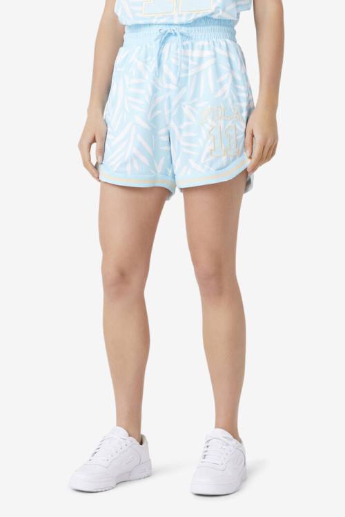 Fila Quincy Basketball Naisten Shortsit Sininen Valkoinen | Fila273ZA