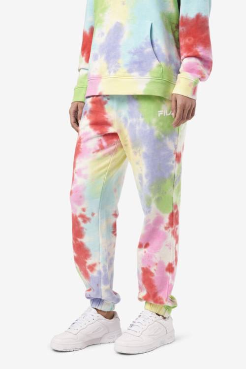 Fila Raleigh Tie Dye Jogger Naisten Housut Vihreä Valkoinen Punainen | Fila204CF