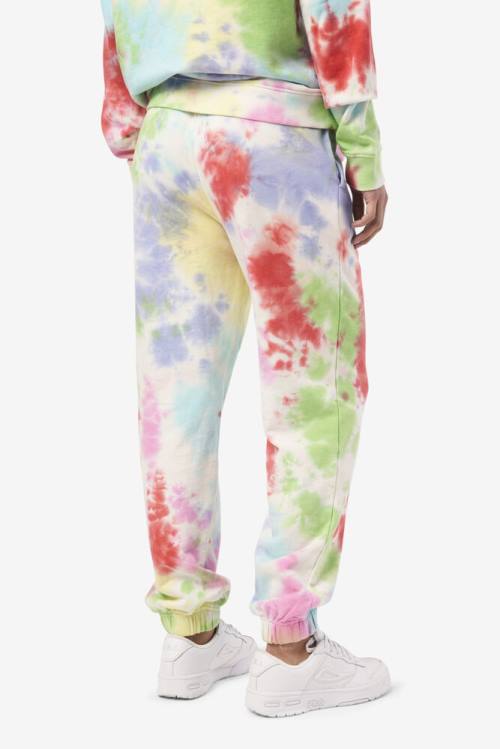 Fila Raleigh Tie Dye Jogger Naisten Housut Vihreä Valkoinen Punainen | Fila204CF