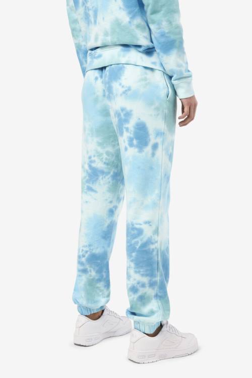 Fila Raleigh Tie Dye Jogger Naisten Housut Valkoinen | Fila249ZH