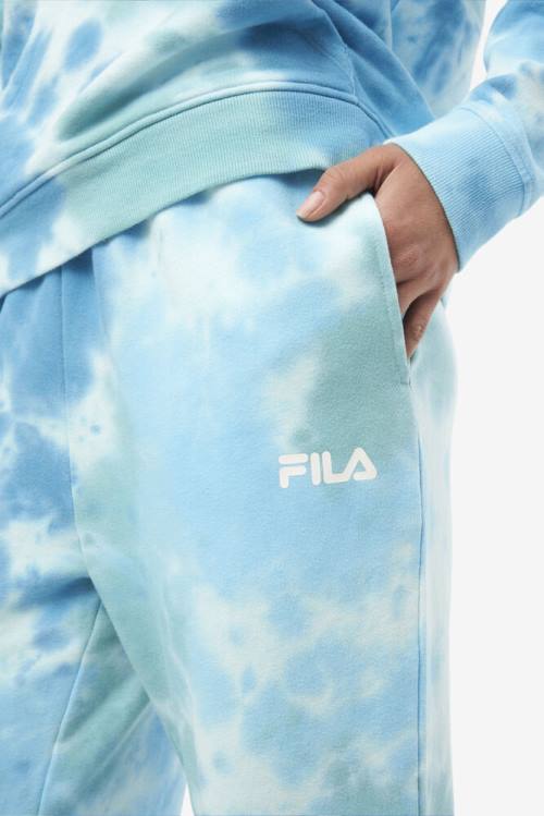 Fila Raleigh Tie Dye Jogger Naisten Housut Valkoinen | Fila249ZH