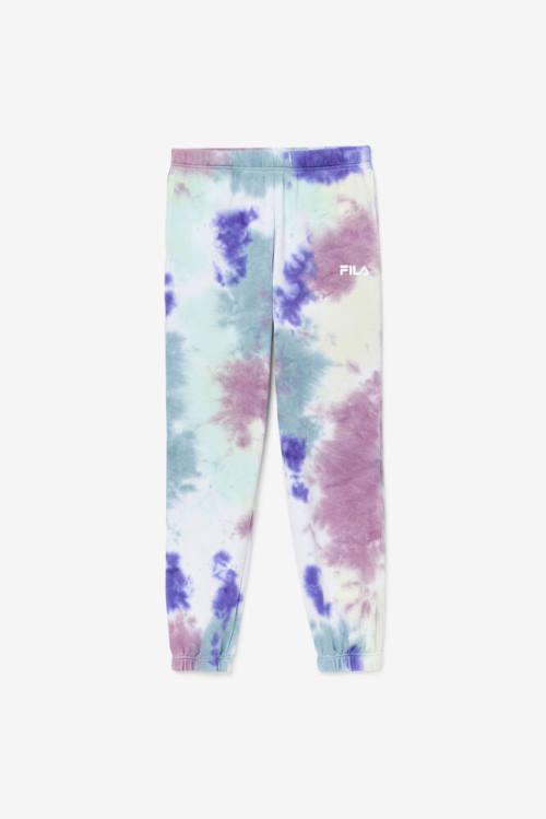 Fila Raleigh Tie Dye Jogger Naisten Housut Sininen | Fila352HJ