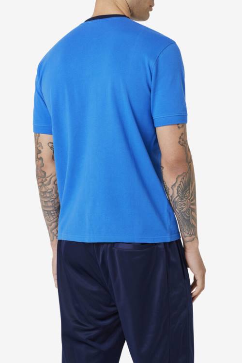 Fila Ralph Henley Miesten T Paidat Sininen Laivastonsininen | Fila735RT