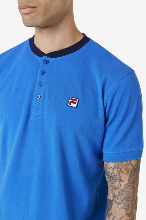 Fila Ralph Henley Miesten T Paidat Sininen Laivastonsininen | Fila735RT