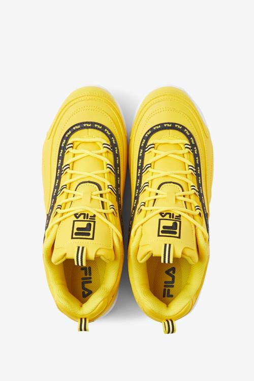 Fila Ray Repeat Miesten Tennarit Sitruuna Valkoinen Mustat | Fila147LR