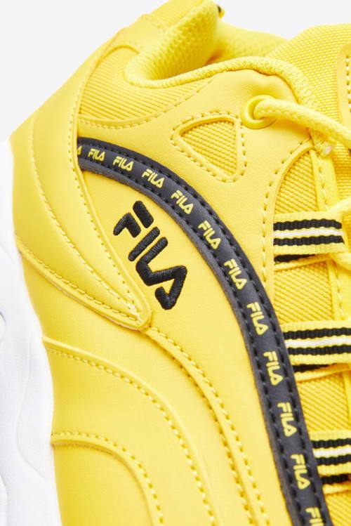Fila Ray Repeat Miesten Tennarit Sitruuna Valkoinen Mustat | Fila147LR