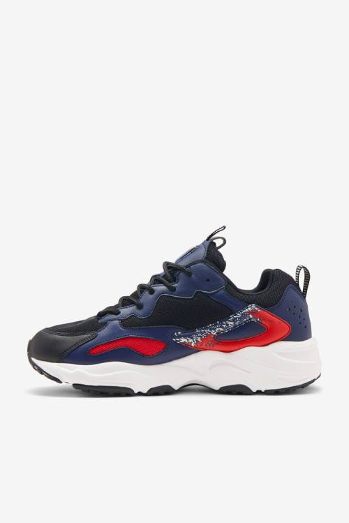 Fila Ray Tracer Miesten 2 Tennarit Mustat Valkoinen Sininen | Fila807UF