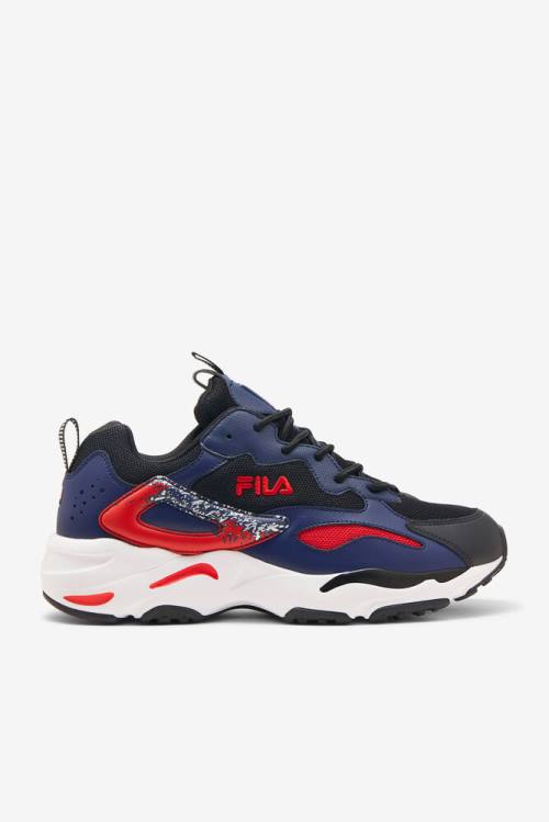 Fila Ray Tracer Miesten 2 Tennarit Mustat Valkoinen Sininen | Fila807UF