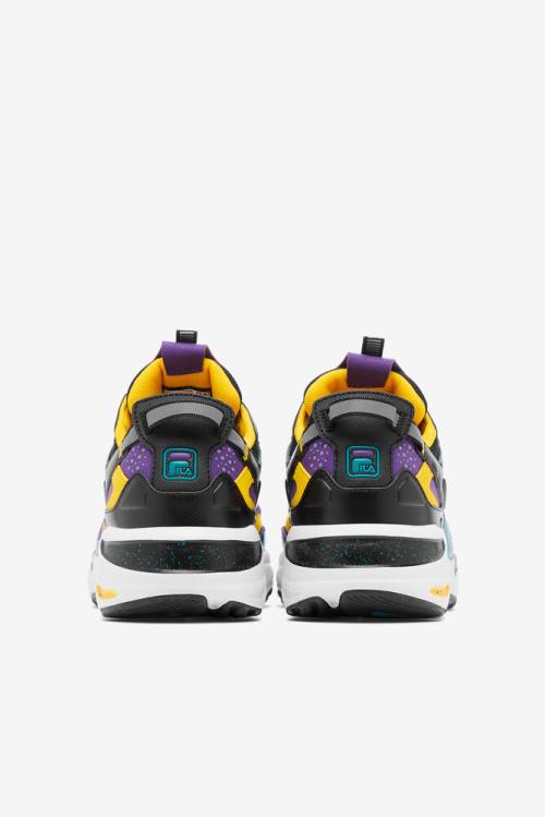 Fila Ray Tracer Miesten Apex Tennarit Mustat Kuninkaallinen Sininen Violetit Valkoinen | Fila629WK