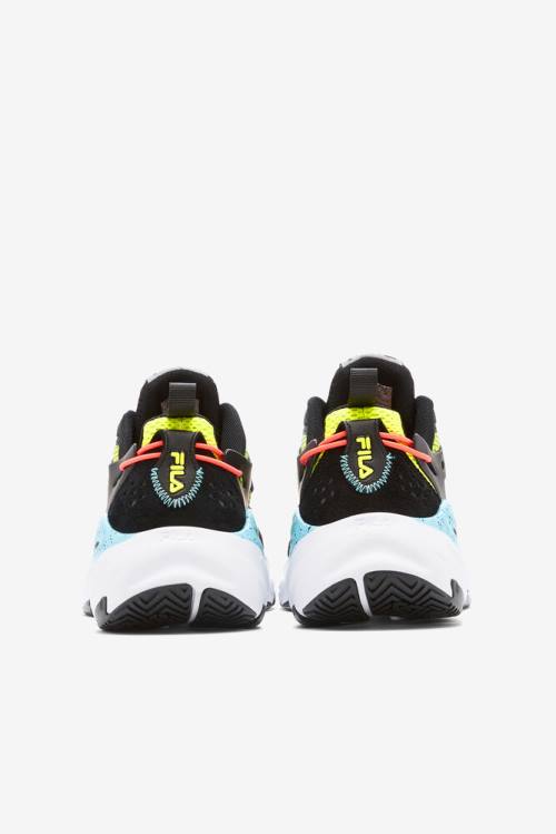 Fila Ray Tracer Miesten Evo Tennarit Mustat Valkoinen Keltainen | Fila610TZ