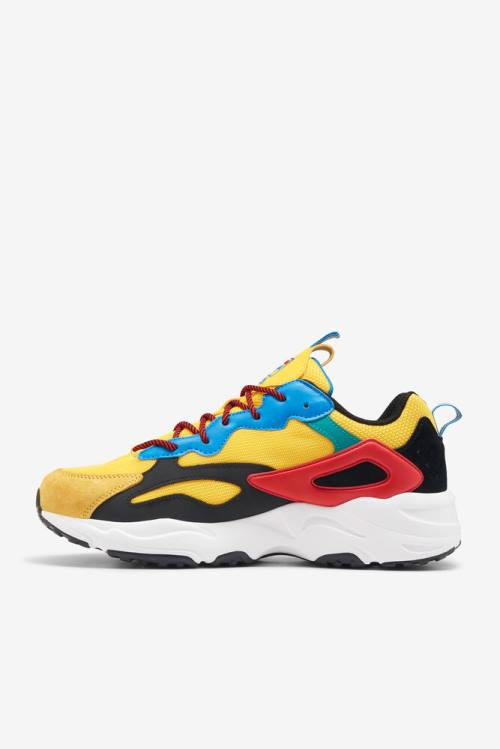 Fila Ray Tracer Miesten Festival Tennarit Keltainen Mustat Sininen | Fila203UL