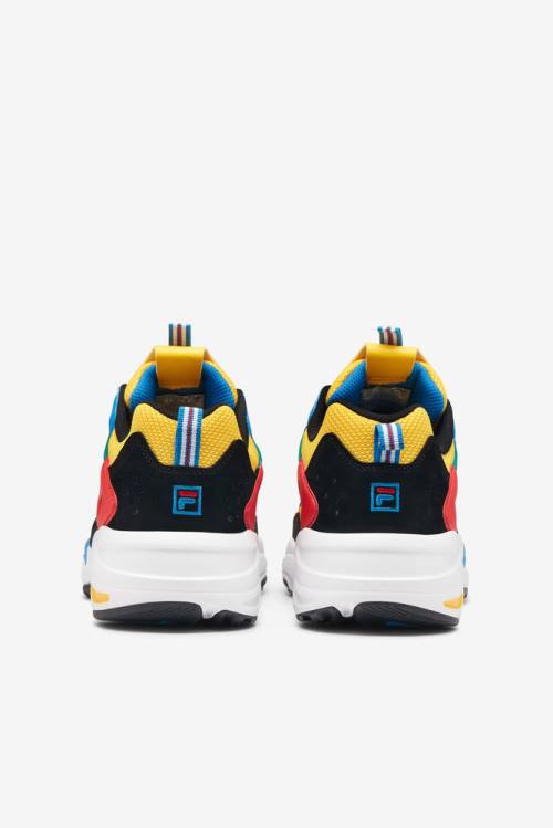 Fila Ray Tracer Miesten Festival Tennarit Keltainen Mustat Sininen | Fila203UL