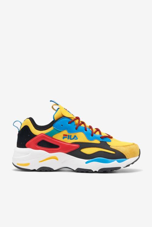 Fila Ray Tracer Miesten Festival Tennarit Keltainen Mustat Sininen | Fila203UL
