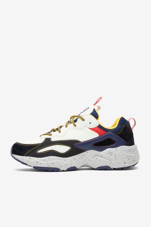 Fila Ray Tracer Miesten Tennarit Laivastonsininen Hopea Mustat | Fila572OH