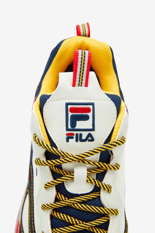 Fila Ray Tracer Miesten Tennarit Laivastonsininen Hopea Mustat | Fila572OH