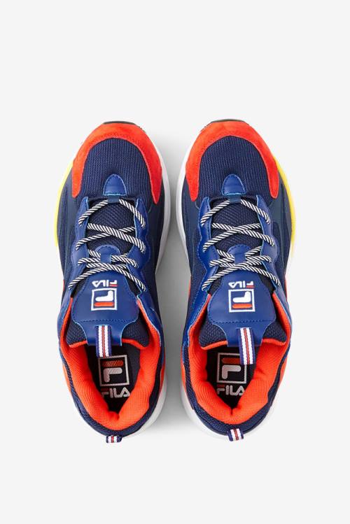 Fila Ray Tracer Miesten Tennarit Laivastonsininen Sininen Punainen | Fila625JZ