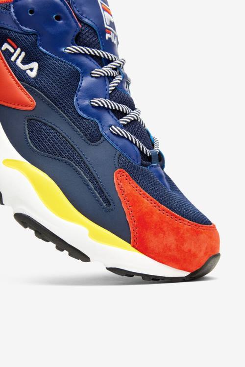 Fila Ray Tracer Miesten Tennarit Laivastonsininen Sininen Punainen | Fila625JZ