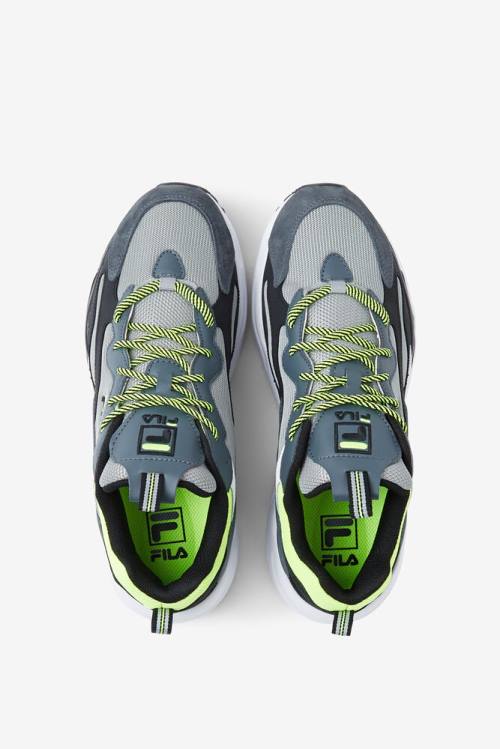 Fila Ray Tracer Miesten Tennarit Mustat Keltainen | Fila051LI