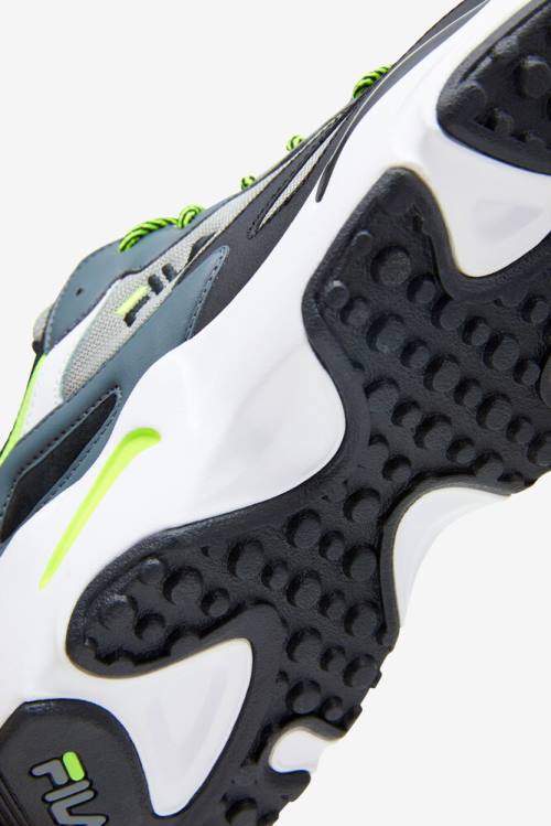 Fila Ray Tracer Miesten Tennarit Mustat Keltainen | Fila051LI