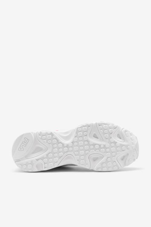 Fila Ray Tracer Miesten Tennarit Valkoinen Laivastonsininen Punainen | Fila079IX