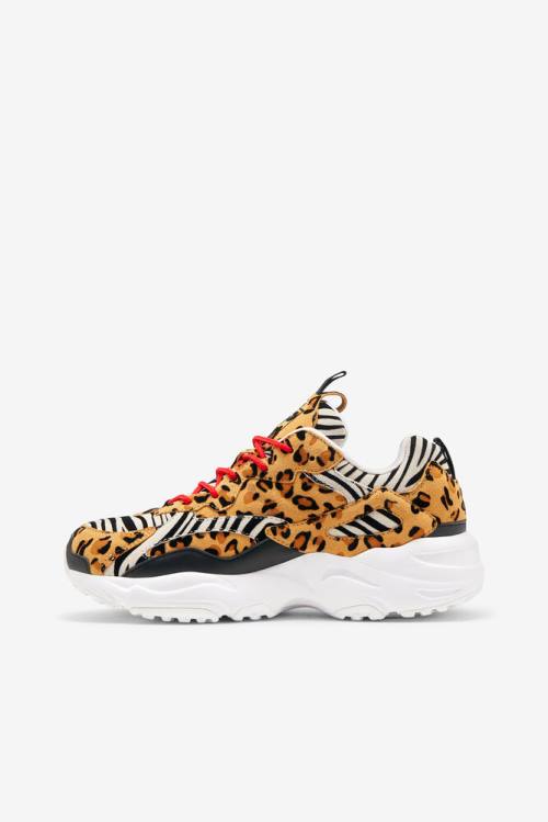 Fila Ray Tracer Naisten Animal Tennarit Mustat Monivärinen Valkoinen | Fila781XT
