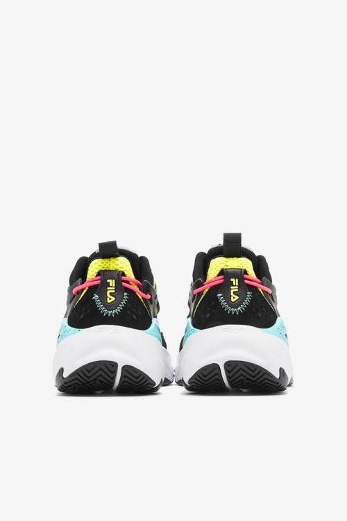 Fila Ray Tracer Naisten Evo Tennarit Mustat Valkoinen Keltainen | Fila618SP